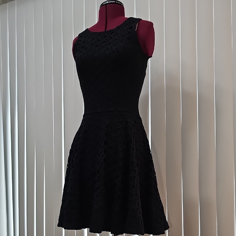 Elegant Black Lace Dress
